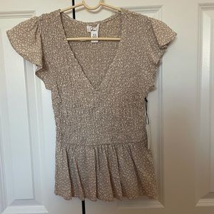 short sleeve boho shirt